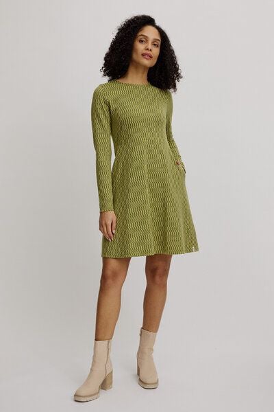 TRANQUILLO Gestricktes Swing-Kleid im Retro-Look (W25E140) von TRANQUILLO