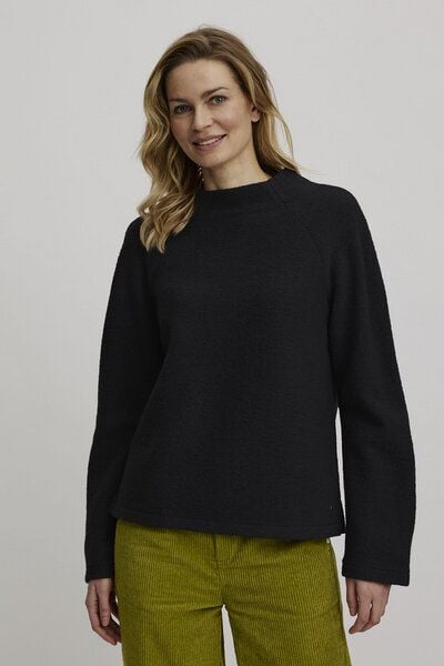 TRANQUILLO Kurzer Pullover aus reinem Wollfleece (W25C170) von TRANQUILLO