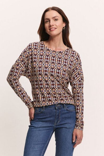 TRANQUILLO Lockeres EcoVero-Shirt (W25C156) von TRANQUILLO