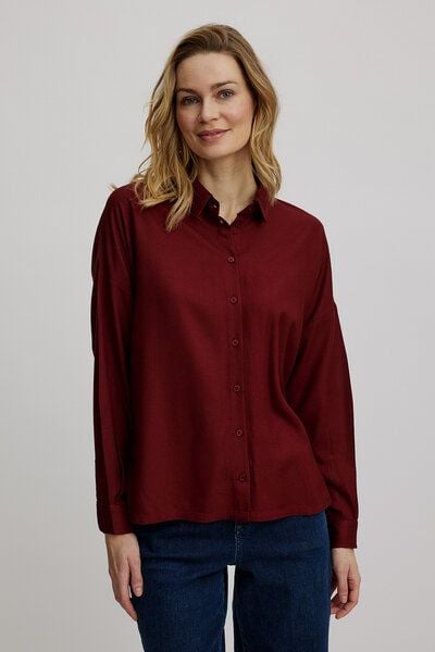 TRANQUILLO Oversize-Bluse aus EcoVero Viskose (W25C21) von TRANQUILLO