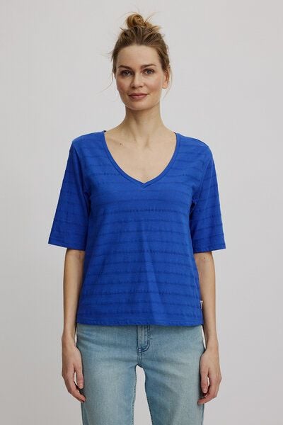TRANQUILLO Shirt aus Ajour-Jersey (S25C161) von TRANQUILLO