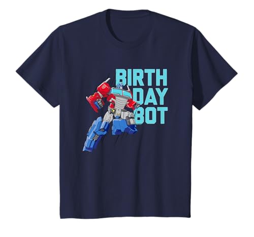 Kinder Transformers Birthday Bot Optimus T-Shirt von Transformers