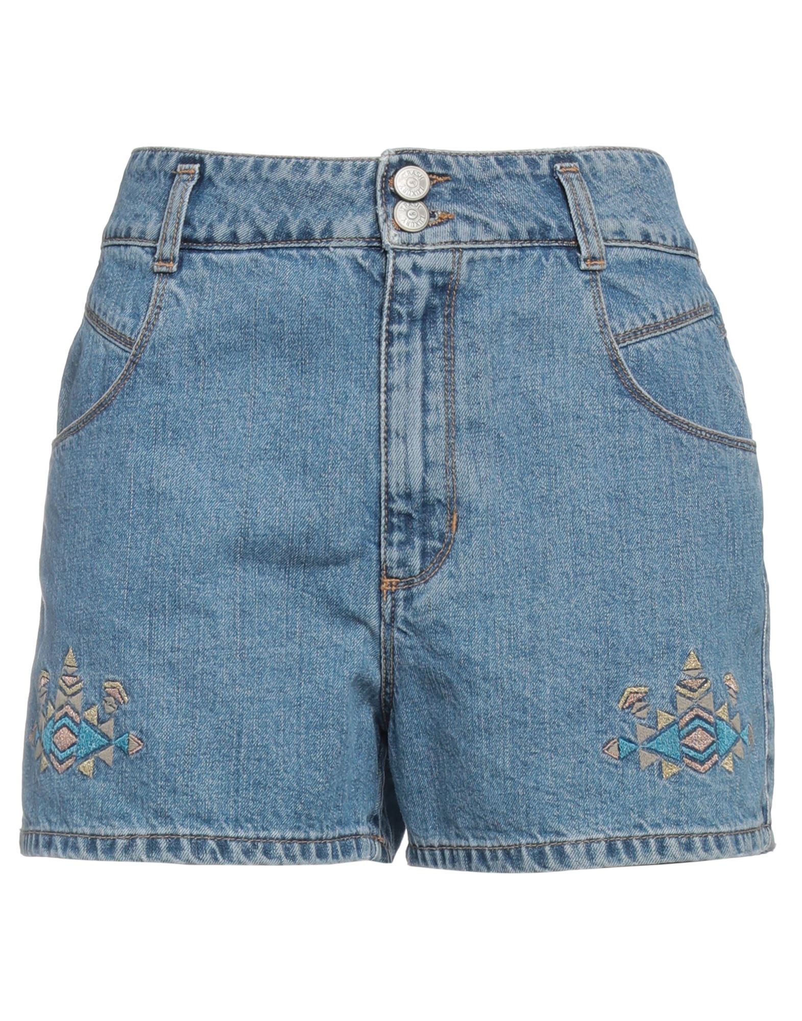 TRASH & LUXURY Jeansshorts Damen Blau von TRASH & LUXURY