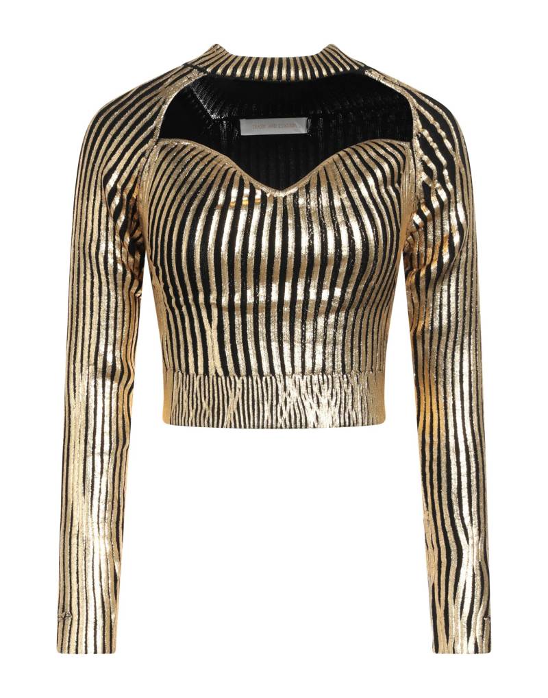 TRASH & LUXURY Pullover Damen Gold von TRASH & LUXURY