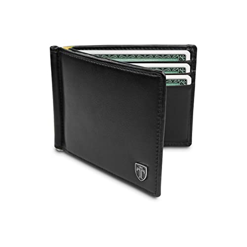 TRAVANDO Geldbeutel Männer mit Geldklammer Vienna Kartenportmonai Herren Geldbörse Slim Portemonnaie Wallet Portmonaise Geldtasche klein Portmonee RFID Kreditkartenetui Brieftasche Kartenetui von TRAVANDO