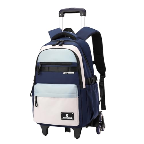 Schulrucksack mit Rollen Mädchen Jungen Teenager Trolley Kinder Rucksack mit Rollen Schule Schultasche Trolley Schulranzen Roller Kinder 46x33x20cm Schulrucksack mit Rollen Mädchen Jungen Teenager Trolley Kinder Rucksack mit Rollen Schule Schultasche Trolley Schulranzen Roller Kinder 46x33x20cm von TRAVELKNOT
