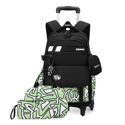 Schulrucksack mit Rollen Mädchen Jungen Teenager Trolley Kinder Rucksack mit Rollen Schule Schultasche Trolley Schulranzen Roller Kinder 48x32x18cm Schulrucksack mit Rollen Mädchen Jungen Teenager Trolley Kinder Rucksack mit Rollen Schule Schultasche Trolley Schulranzen Roller Kinder 48x32x18cm von TRAVELKNOT