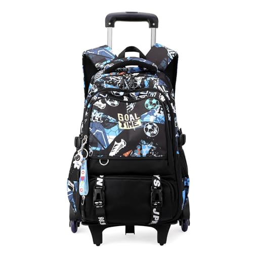 Schulrucksack mit Rollen Mädchen Jungen Teenager Trolley Kinder Rucksack mit Rollen Schule Schultasche Trolley Schulranzen Roller Kinder 52x35x25cm Schulrucksack mit Rollen Mädchen Jungen Teenager Trolley Kinder Rucksack mit Rollen Schule Schultasche Trolley Schulranzen Roller Kinder 52x35x25cm von TRAVELKNOT