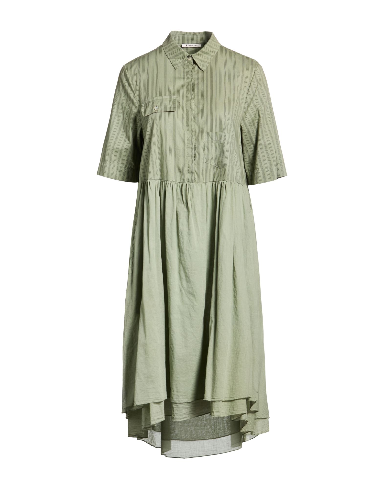TREBARRABI® Midi-kleid Damen Militärgrün von TREBARRABI®