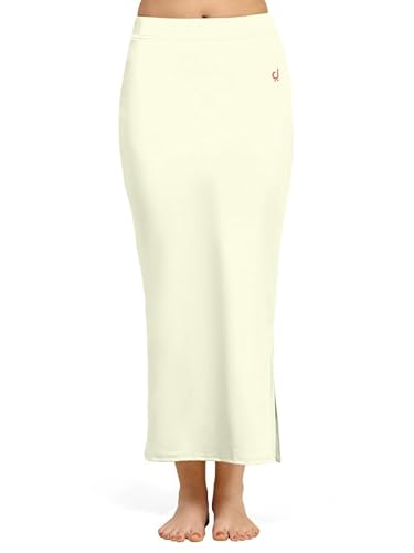 TRENDMALLS Damen-Petticoat aus Baumwollmischgewebe, gerade, formend, Baumwollmischgewebe, Butter, L von TRENDMALLS