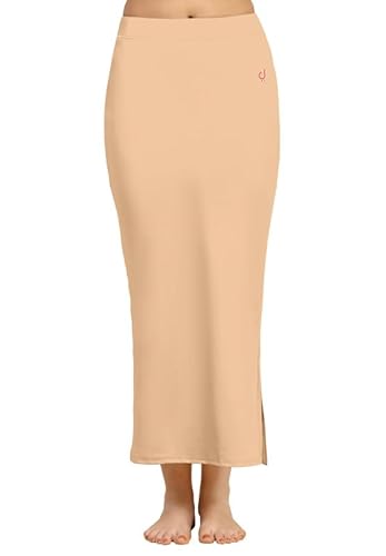 TRENDMALLS Damen-Petticoat aus Baumwollmischgewebe, gerade, formend, Baumwollmischgewebe, Helles Pfirsich, S von TRENDMALLS