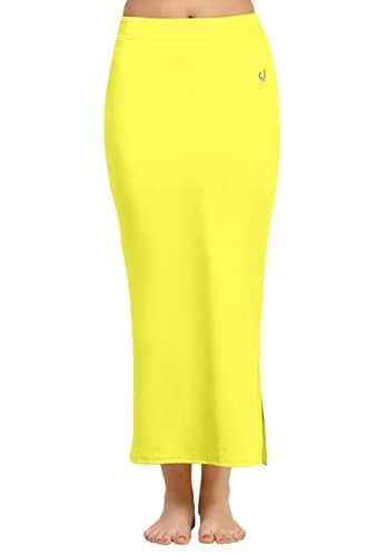 TRENDMALLS Damen-Petticoat aus Baumwollmischgewebe, gerade, formend, Baumwollmischgewebe, gelb, 3XL von TRENDMALLS