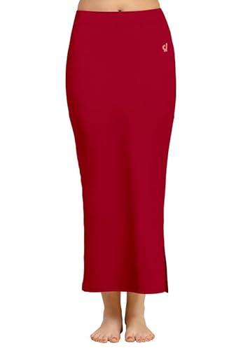 TRENDMALLS Damen-Petticoat aus Baumwollmischgewebe, gerade, formend, Baumwollmischgewebe, rot, S von TRENDMALLS