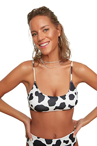 Trendyol Damen Volume V Detaillierter Bikini-top Bikini Top, Schwarz, 40 EU von TRENDYOL