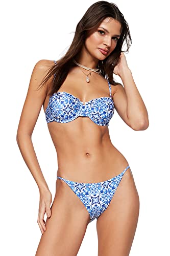 Trendyol Damen Bikini-Set, gepunktet Bademode, Sehr bunt, 40 von TRENDYOL