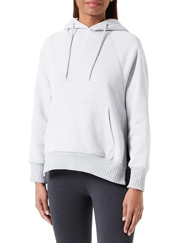 TRENDYOL Damen Gerade Lange Ärmel Plus Size Sweatshirt, Grey Marl, S Größen von TRENDYOL