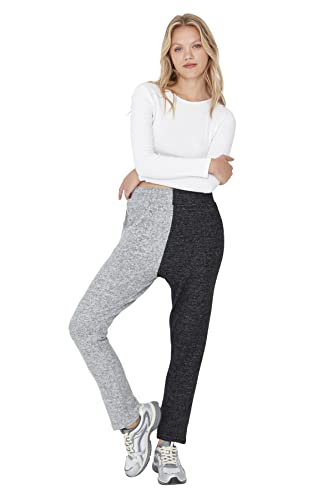 TRENDYOL Damen Jogger Sweatpants, Anthrazit, L EU von TRENDYOL