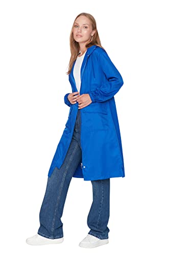 Trenchcoat - Blau - Parka von TRENDYOL