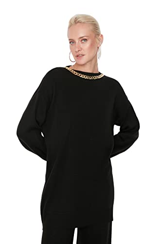 TRENDYOL Damen Trendyol Damen-sets, Flach, Gewebt, Bescheidene Ober- und Unterteile Aufeinander abgestimmtes Outfit, Schwarz, 36 EU TRENDYOL Damen Trendyol Damen-sets, Flach, Gewebt, Bescheidene Ober- und Unterteile Aufeinander abgestimmtes Outfit, Schwarz, 36 EU von TRENDYOL