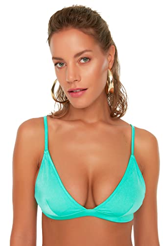 TRENDYOL Damen Triangle Top. Bikini Top, Mint, 36 EU von TRENDYOL