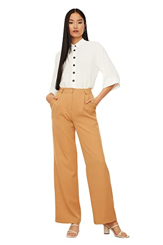 TRENDYOL Damen Trendyol the Mutor Reason Pants, Braun, 36 EU von TRENDYOL