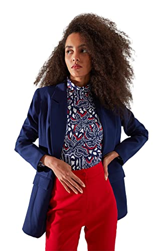 TRENDYOL Damen Bey Tket Trendyol Navy Blue Blazer Jacket Navy , Marineblau, 36 EU von TRENDYOL