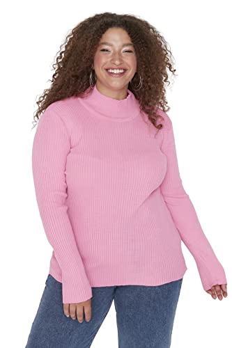 Trendyol Damen Tbbaw23an00022/Pembe Sweatshirt, Rose, XXX-Large von TRENDYOL