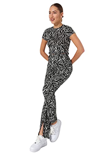 TRENDYOL Damen Normal Waist Flare Pants Pants Black Pants, Multi-color, XS TRENDYOL Damen Normal Waist Flare Pants Pants Black Pants, Multi-color, XS von TRENDYOL
