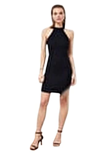 TRENDYOL Damen Bodycon Mini Dress Kleid, Schwarz, 38 EU von TRENDYOL