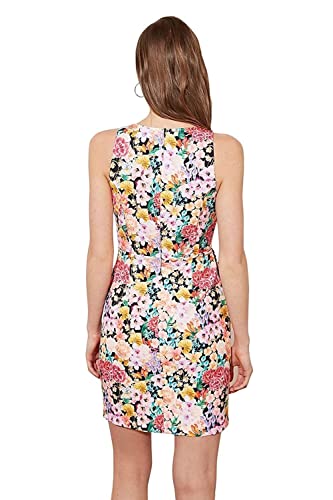 TRENDYOL Damen Bodycon Mini Dress Kleid, Mehrfarbig, 38 EU von TRENDYOL
