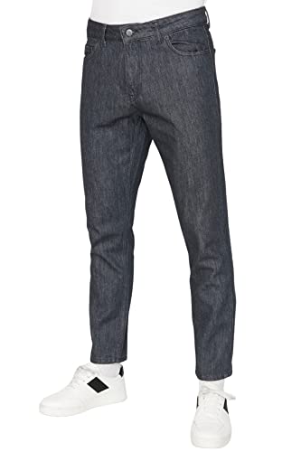 TRENDYOL Herren Trendyol Herren Hoher Bund Relaxed Jeans, Anthrazit, 32 EU von TRENDYOL