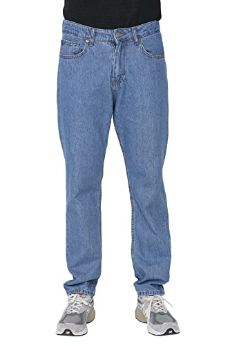 TRENDYOL Herren Trendyol Herren Mittlerer Bund Essential Fit Jeans, Blau, 32 EU von TRENDYOL