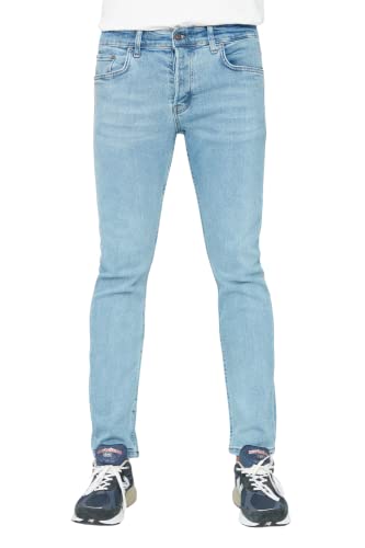 TRENDYOL Herren Trendyol Herren Mittlerer Bund Skinny Jeans, Blau, 31 EU von TRENDYOL