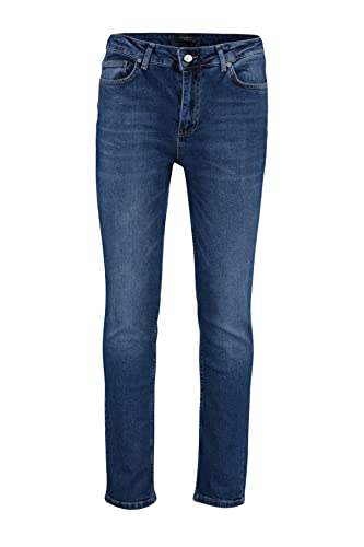 TRENDYOL Herren Trendyol Herren Mittlerer Bund Slim Jeans, Indigoblau, 32 EU von TRENDYOL