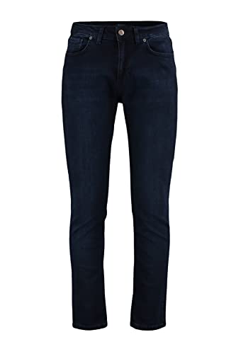 TRENDYOL Herren Trendyol Herren Mittlerer Bund Slim Jeans, Marineblau, 31 EU von TRENDYOL