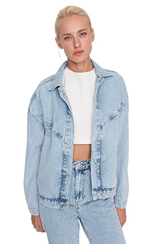 TRENDYOL Jacke - Blau - Regular Fit von TRENDYOL