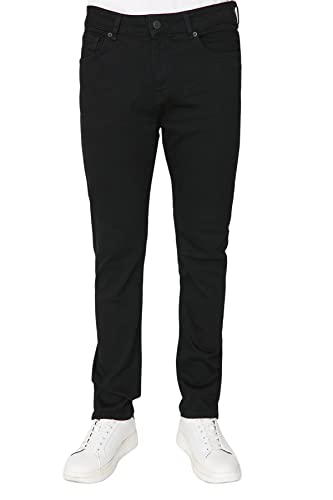 Trendyol Men's Herren Mittlerer Bund Slim Jeans, Black, 33 von TRENDYOL