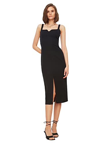TRENDYOL Damen Dress, Schwarz, 38 EU TRENDYOL Damen Dress, Schwarz, 38 EU von TRENDYOL