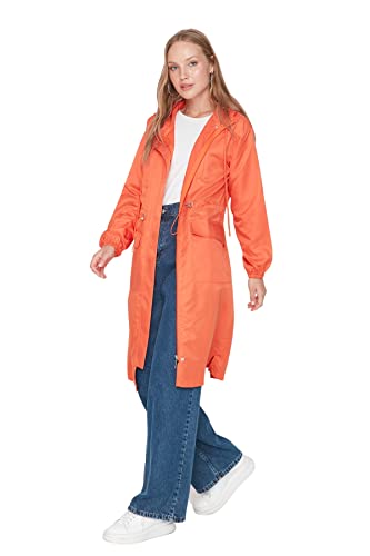 TRENDYOL Trenchcoat - Rot - Basic von TRENDYOL
