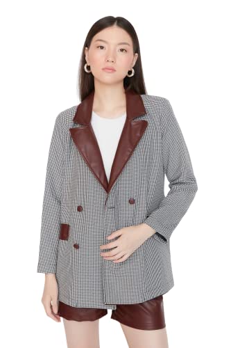 TRENDYOL Blazer - Bordeaux - Oversize von TRENDYOL