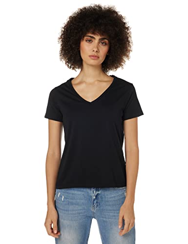 Trendyol Black V-Ausschnitt Basic gestricktes T-Shirt, schwarz, von TRENDYOL