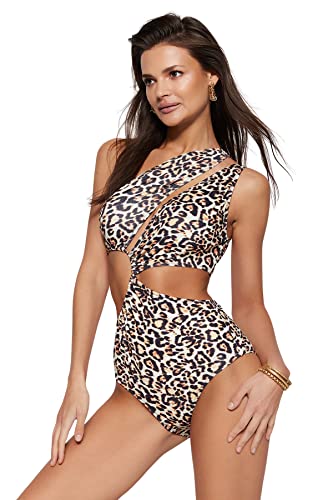 Trendyol Damen Badeanzug Mit Tiermuster Bademode, Sehr Bunt, 40 EU von TRENDYOL