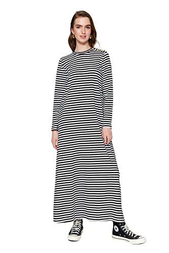 Trendyol Damen Dress-White Kleid-Weiß-Basic, L von TRENDYOL