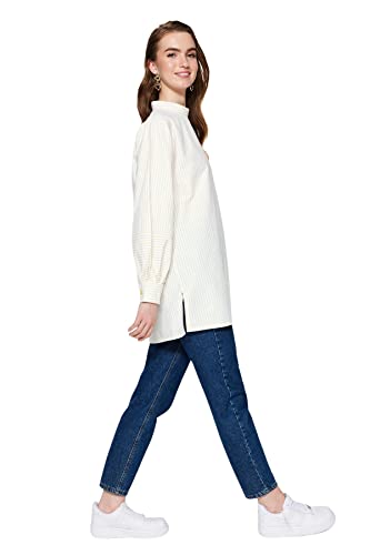 Trendyol Damen Gelb-Regulär Tunika, 40 von TRENDYOL