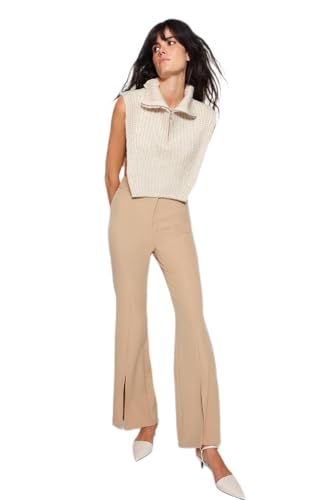 Trendyol Damen Gerade Fackel Normale Taille Hose Trendyol Damen Gerade Fackel Normale Taille Hose von TRENDYOL