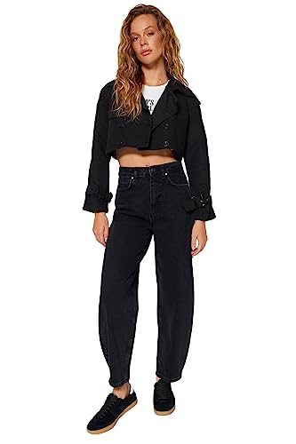 Trendyol Damen Gerade Hohe Taille Jeans von TRENDYOL