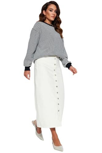 Trendyol Damen Gerade Maxi Eine Linie Eine Linie Hijab-Rock von TRENDYOL