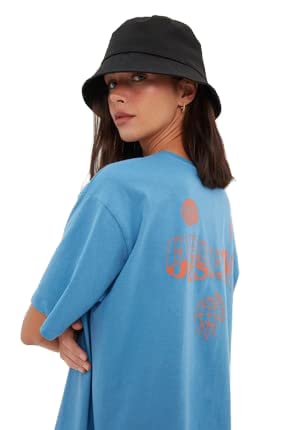 Trendyol Damen TWOSS22TS2168 T-Shirt, Indigoblau, M von TRENDYOL