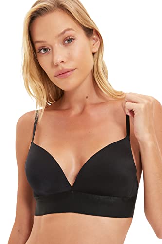 Trendyol Damen Roller Dekollete Dormant. Bra, Schwarz, 80B EU von TRENDYOL