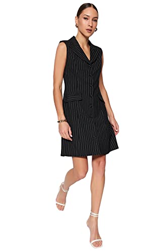 Trendyol Damen Schwarz – Blazerkleid Kleid, 38 von TRENDYOL